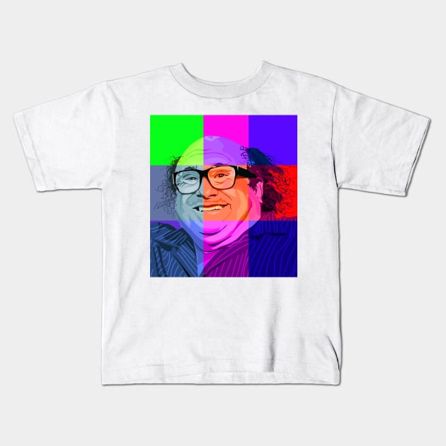 Danny Da Vito Kids T-Shirt by PulsePeople